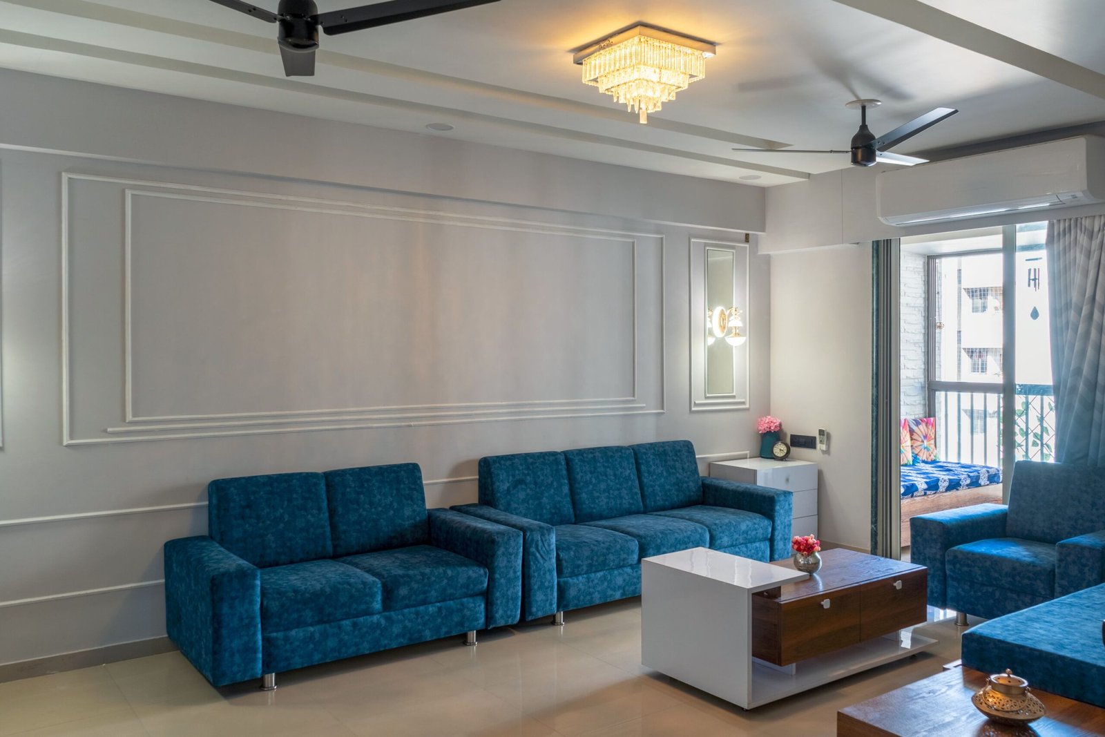 Living Room With Balcony